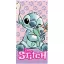 Disney Lilo și Stitch Snuggle prosop de baie, prosop de plajă 70x140 cm (Uscare Rapidă)