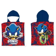   Sonic Ariciul Velocity Mode poncho pentru prosop de plajă 50x100 cm (Fast Dry)