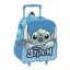 Disney Lilo și Stitch Smile Ghiozdan 3D cu roți pentru grădiniță, geantă 32 cm