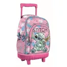 Disney Lilo și Stitch Doll Rucsac școlar cu roți premium, geantă 44 cm