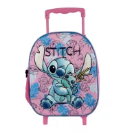   Disney Lilo și Stitch Doll rucsac 3D cu roți pentru grădiniță, geantă 32 cm