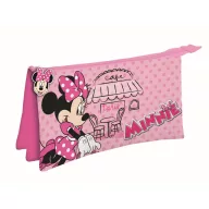 Disney Minnie Paris Penar cu 3 compartimente 22 cm