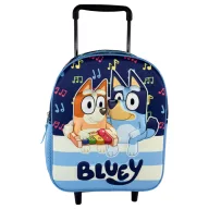   Bluey Dreams rucsac 3D pentru grădiniță cu roți, geantă 32 cm