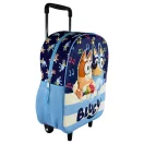 Bluey Dreams rucsac 3D pentru grădiniță cu roți, geantă 32 cm