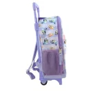 Bluey Puppy rucsac 3D pentru grădiniță cu roți, geantă 32 cm