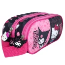 Hello Kitty & Kuromi Penar cu 2 compartimente 23 cm