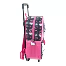 Hello Kitty & Kuromi rucsac 3D cu roți pentru grădiniță, geantă 32 cm
