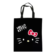   Hello Kitty Black geantă de pânză, geantă de cumpărături 44 cm