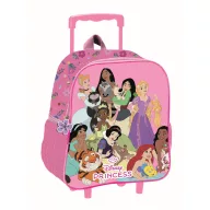   Prințesele Disney Blossom rucsac 3D cu roți pentru grădiniță, geantă 32 cm