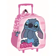   Disney Lilo și Stitch Lovely rucsac 3D cu roți pentru grădiniță, geantă 32 cm
