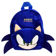 Sonic Ariciul Blur Rucsac de pluș 3D, geantă 30 cm