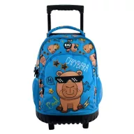   Capibara Cool geantă școlară premium rulantă, geantă 44 cm