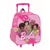   Barbie Dream Squad rucsac 3D cu roți pentru grădiniță, geantă 32 cm