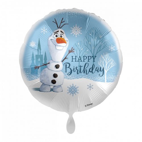 Disney Regatul de gheață Olaf Snow Happy Birthday balon folie 43 cm