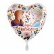 Disney Regatul de gheață Floral Happy Birthday balon folie 43 cm