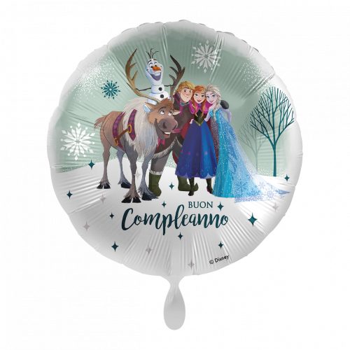 Disney Regatul de gheață Team Buon Compleanno balon folie 43 cm