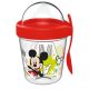 Disney Mickey pahar Snack cu capac și lingură 350 ml