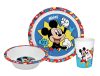 Disney Mickey Yes set veselă, Micro set de plastic în cutie