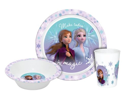 Disney Regatul de gheață Magic set veselă, Micro set de plastic în cutie