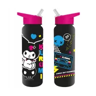   Hello Kitty Punk Kuromi Sticlă Kuromi Punk din plastic cu pai 700 ml