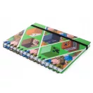 Minecraft Blocks Caiet spiralat cu liniaturi A/5