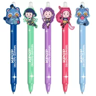   Fetele Kpop la vânătoare de demoni Chibi set de 30 pixuri ștergătoare