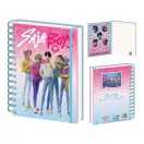 Fetele Kpop la vânătoare de demoni Saja Boys caiet spirală, caiet cu linii A5