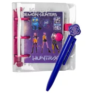   Fetele Kpop la vânătoare de demoni Purple Mini notiță cu pix și autocolante