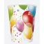 Colorat Balloons set de pahare de hârtie cu baloane 8 buc 250 ml