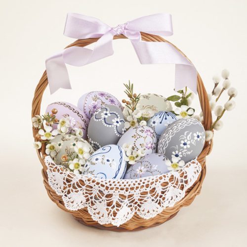 Paște Basket with Lace șervețel 20 buc 33x33 cm