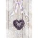 Colorat Heart Mapă cu elastic A/4 lavender