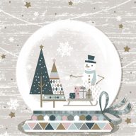 Crăciun Glassball șervețele, pachet de 20, 33x33 cm