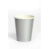 Colorat Silver pahar de hârtie 8 bucăți 250 ml