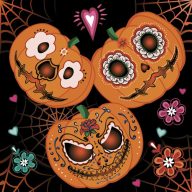 Halloween Mexican Pumpkins șervețel, set de 20, 33x33 cm