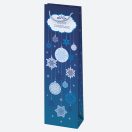 Crăciun Patterned sac de vin din hârtie 12x40x9 cm