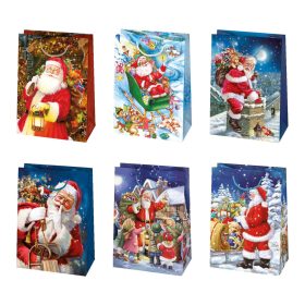 Crăciun Toyland sac cadou de hârtie 23x32x11 cm