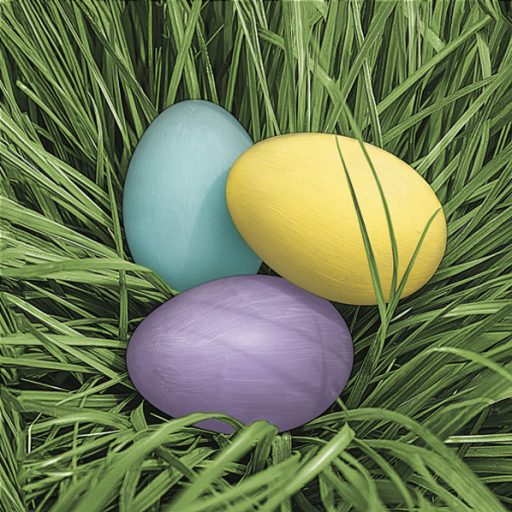 Paște Pastel Eggs in Grass șervețel 20 buc 33x33 cm