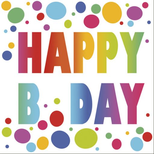 La mulți ani Dots Șervețel Happy Birthday 20 buc 33x33 cm