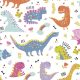 Dinozaur Funny set de șervețele de 20 33x33 cm