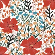 Floare Wild Flowers Șervețel cu maci 20 bucăți 33x33 cm