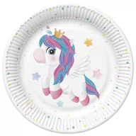 Unicorn Magical farfurie de hârtie 8 buc 22,7 cm