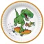 Dinozaur Crazy farfurii de hârtie 8 buc 22,7 cm