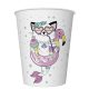 Animale Cat Vibes set de 8 pahare de hârtie 250 ml