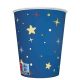 Spațiu Rockets&Aliens pahar de hârtie 8 buc 250 ml