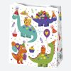 Party Infantile sac de cadou din hârtie, sac de cadou 19x23x10,5 cm