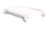 Colorat Silver Față de masă de hârtie decorativă 120x180 cm