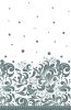 Colorat Silver Față de masă de hârtie decorativă 120x180 cm