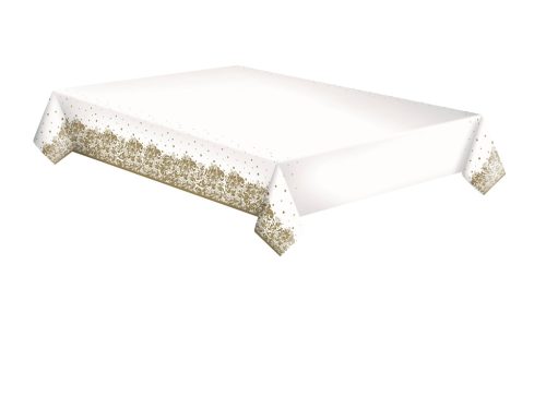 Colorat Gold Față de masă decorativă din hârtie 120x180 cm