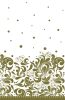 Colorat Gold Față de masă decorativă din hârtie 120x180 cm