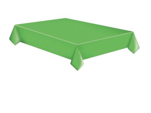 Colorat White Dots Față de masă din hârtie verde 120x180 cm